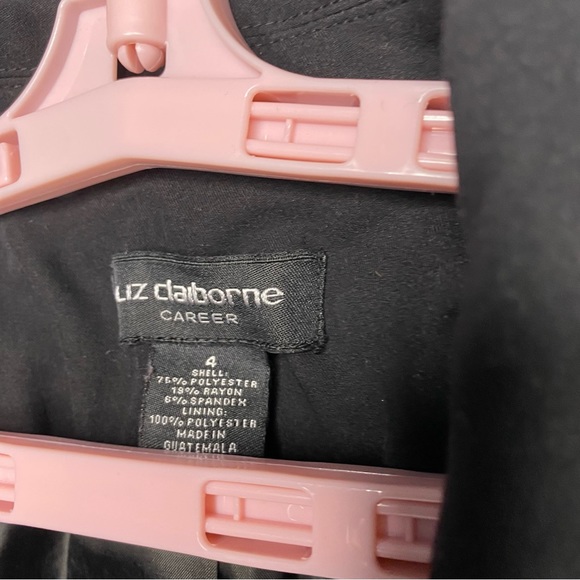 Liz Claiborne | Women’s black Blazer/ Suit Jacket Size 4 - Picture 3 of 11